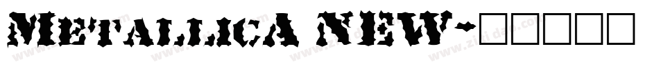 MetallicA NEW字体转换